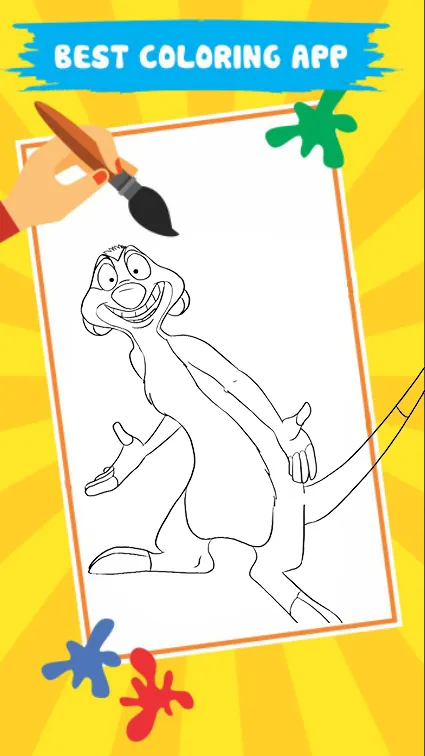 Coloring King Lion | Indus Appstore | Screenshot