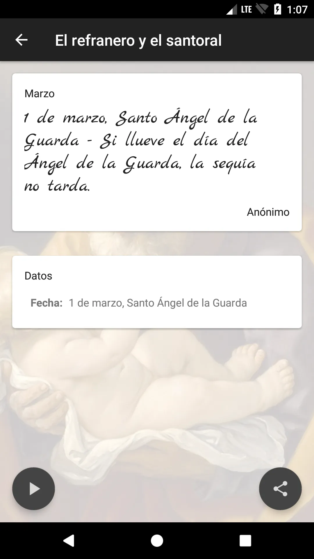 Santoral y su refranero | Indus Appstore | Screenshot