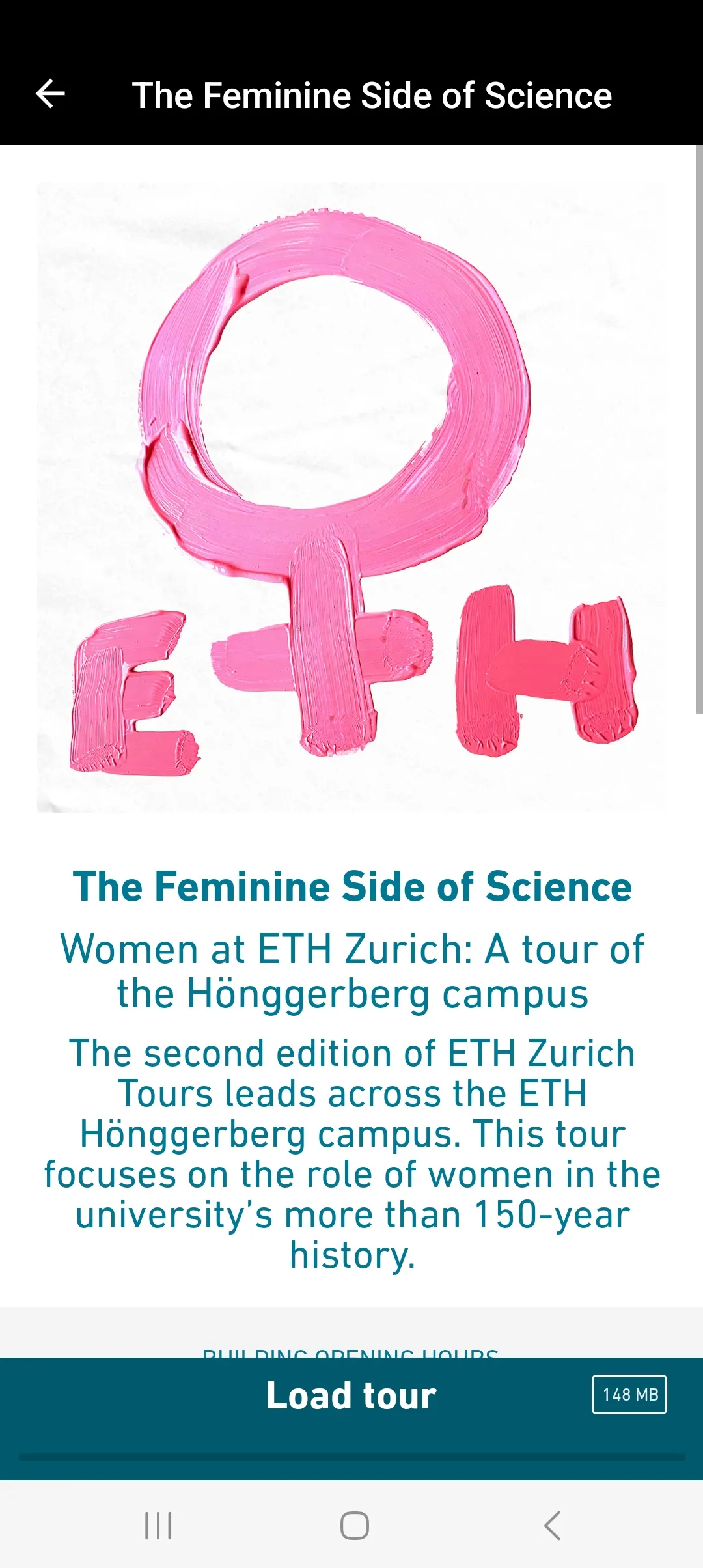 ETH Zurich Tours | Indus Appstore | Screenshot