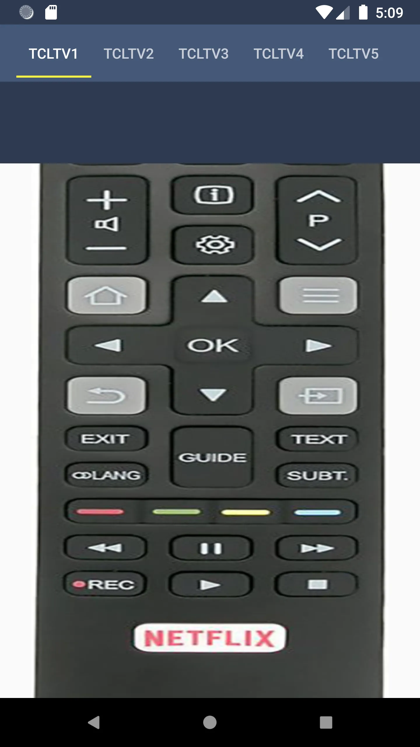 TCL Roku TV Remote | Indus Appstore | Screenshot