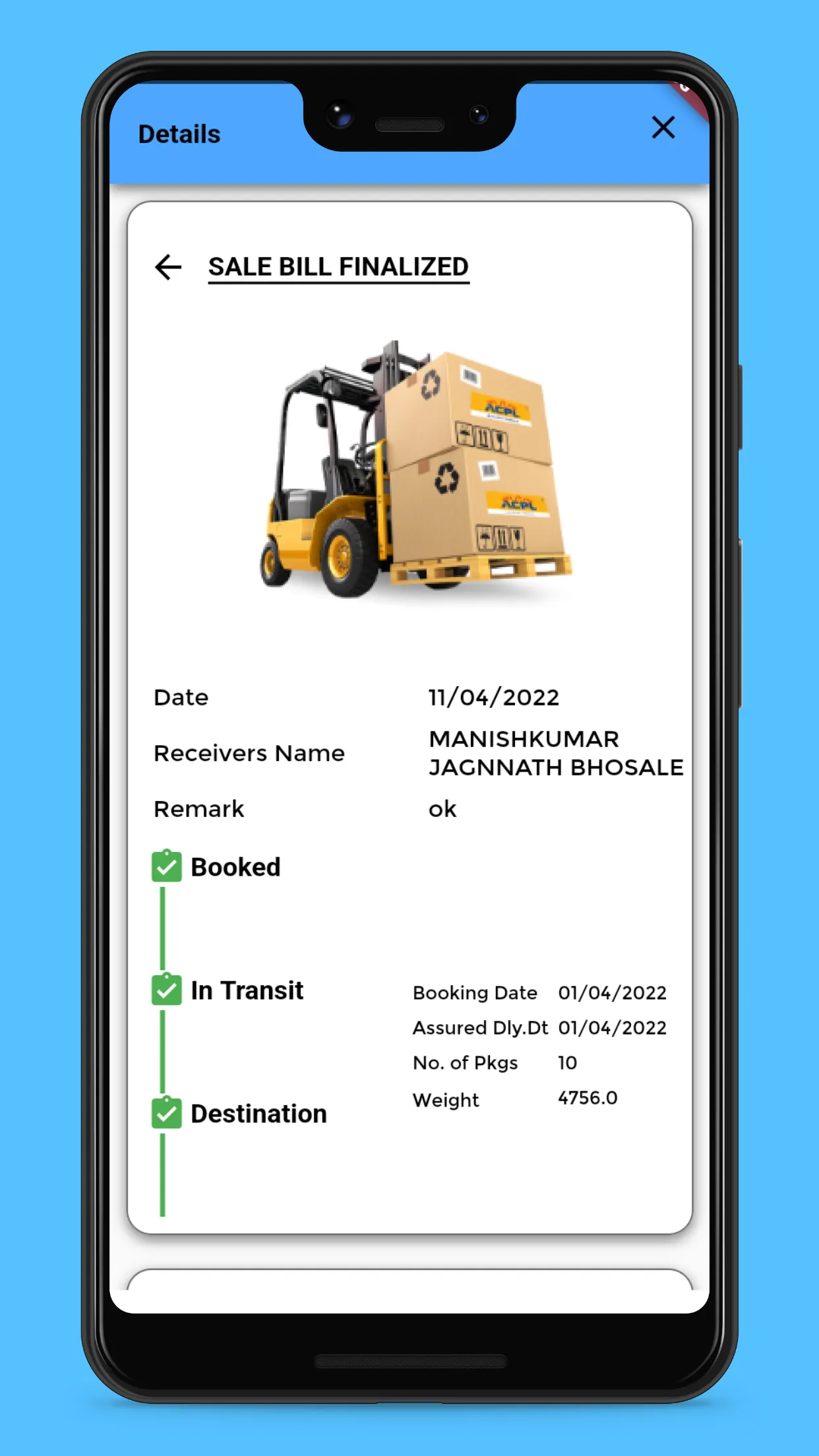 Acpl Consignment Tracking | Indus Appstore | Screenshot