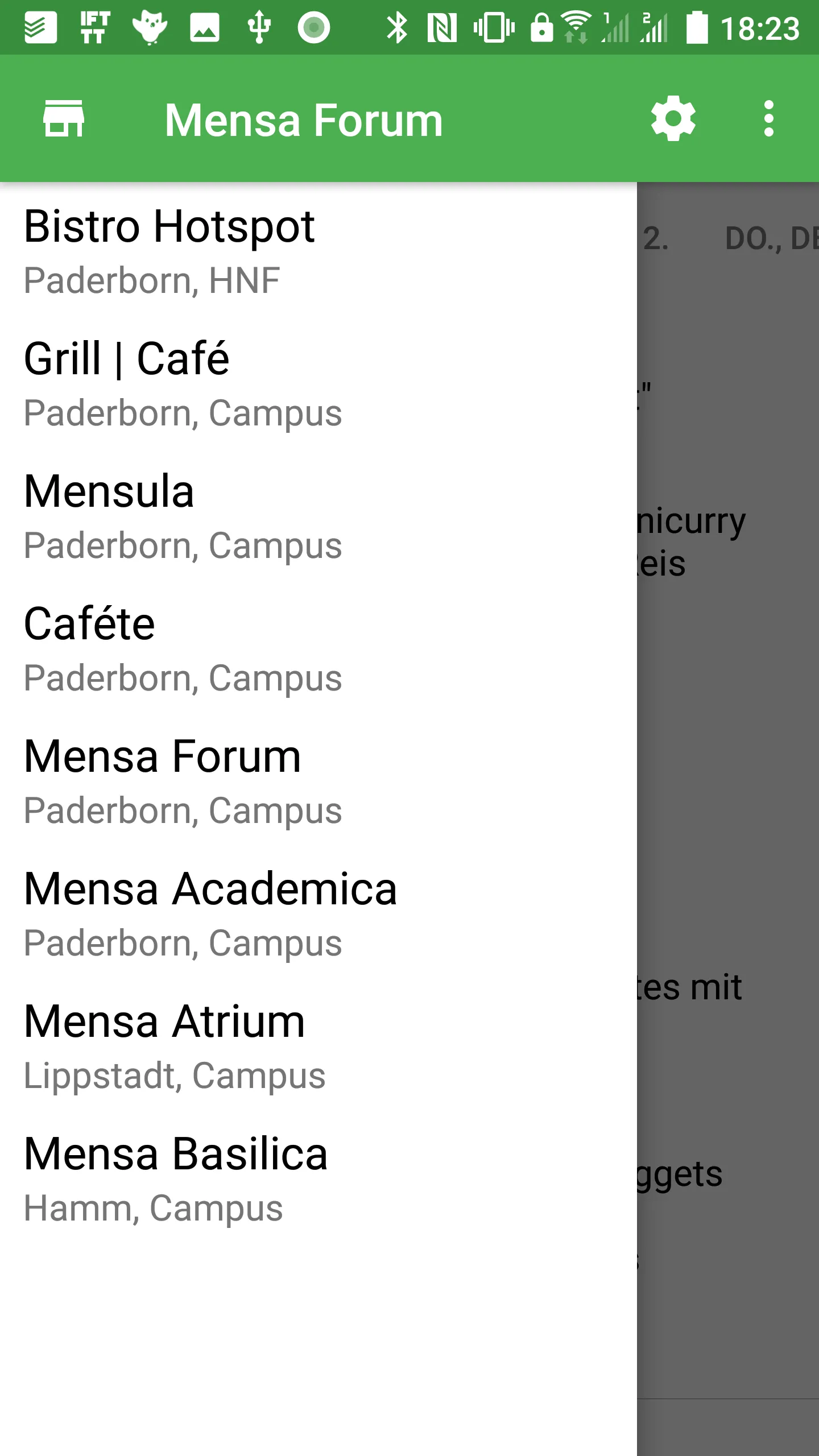 Mensa UPB | Indus Appstore | Screenshot