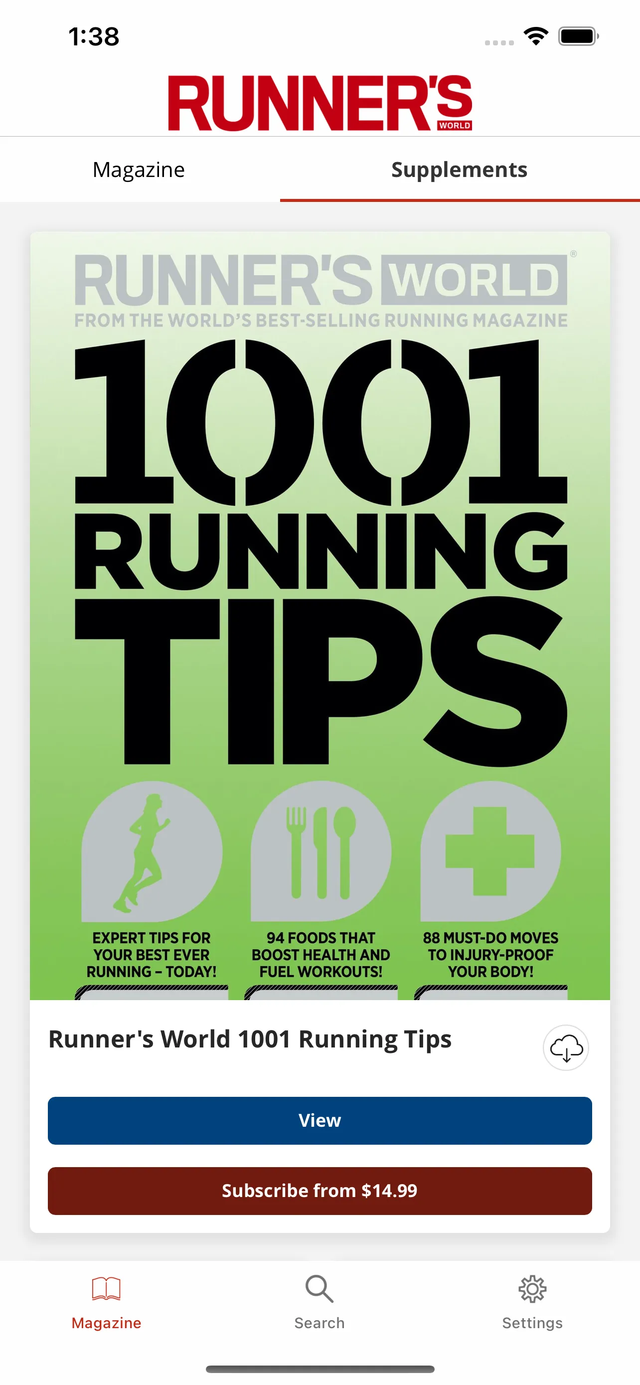 Runner's World UK | Indus Appstore | Screenshot