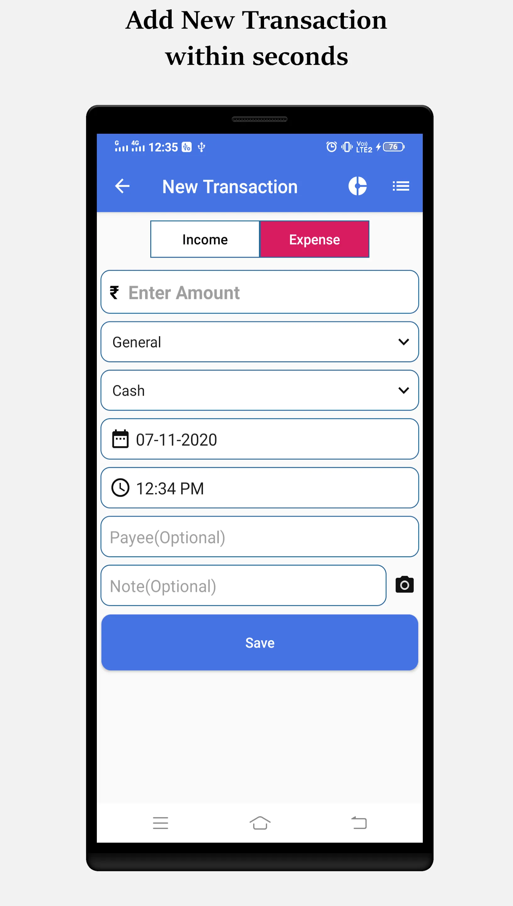 Daily Income Expense Manager | Indus Appstore | Screenshot