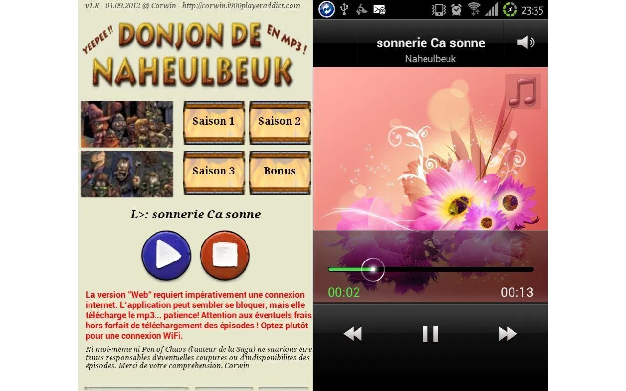 Le Donjon de Naheulbeuk! | Indus Appstore | Screenshot