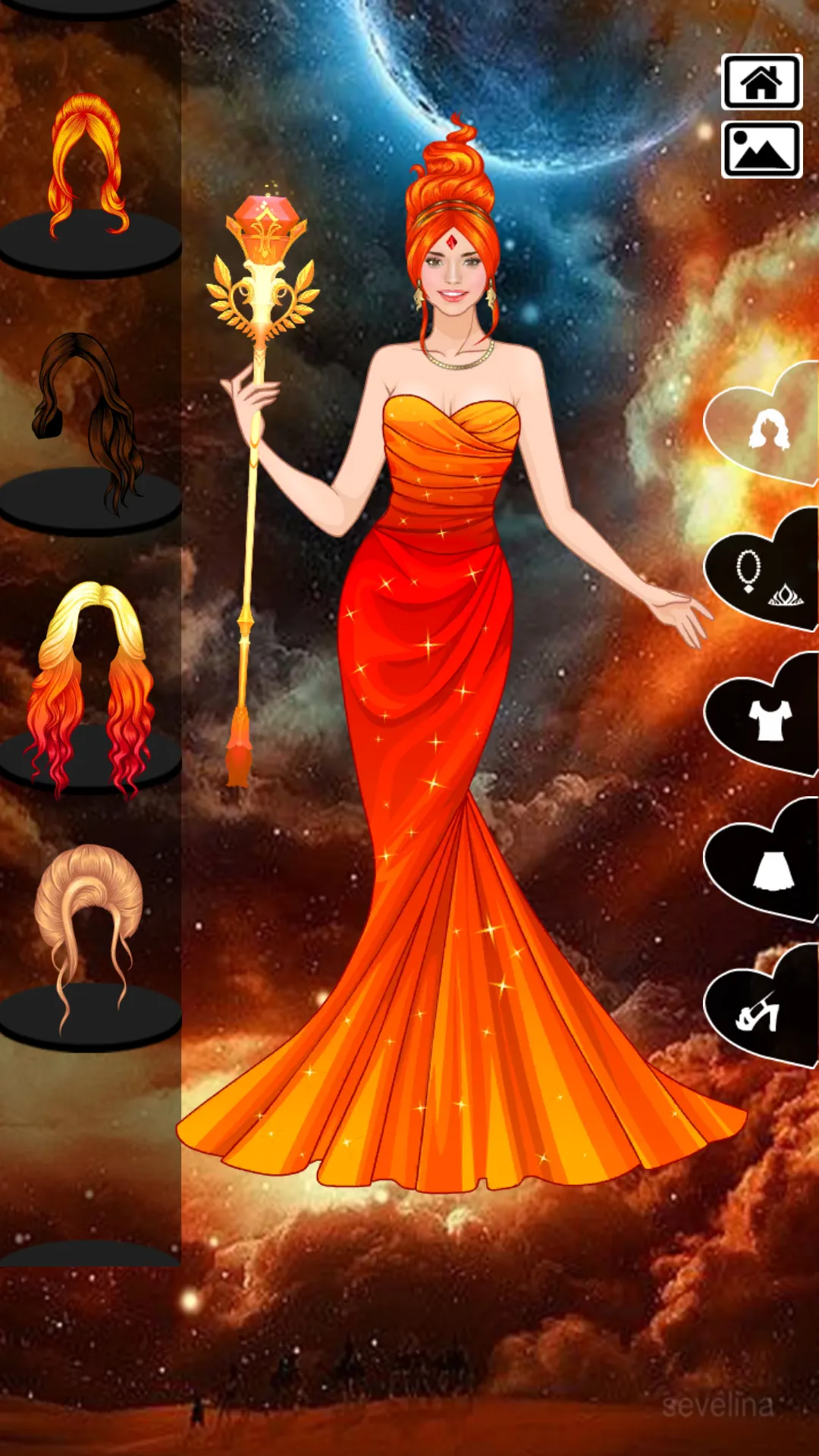 Element Princess dress up game | Indus Appstore | Screenshot