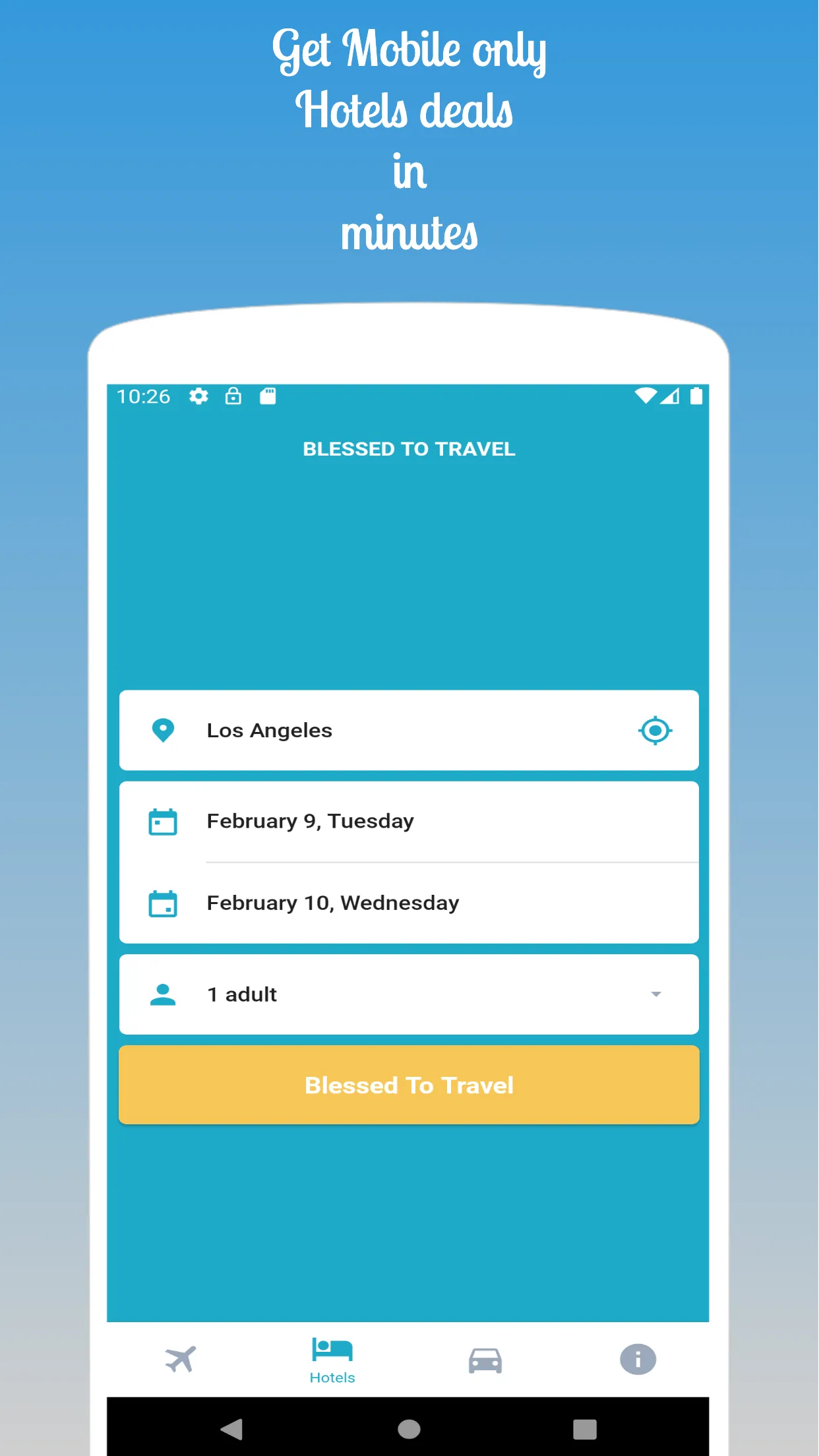 BTT: Hotels, Flights, and Cars | Indus Appstore | Screenshot