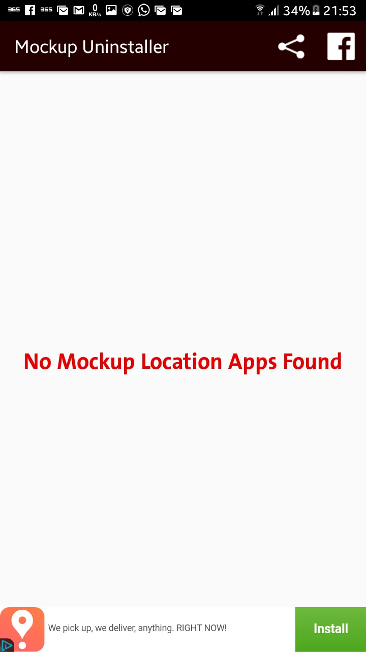 Mockup Location Uninstaller | Indus Appstore | Screenshot