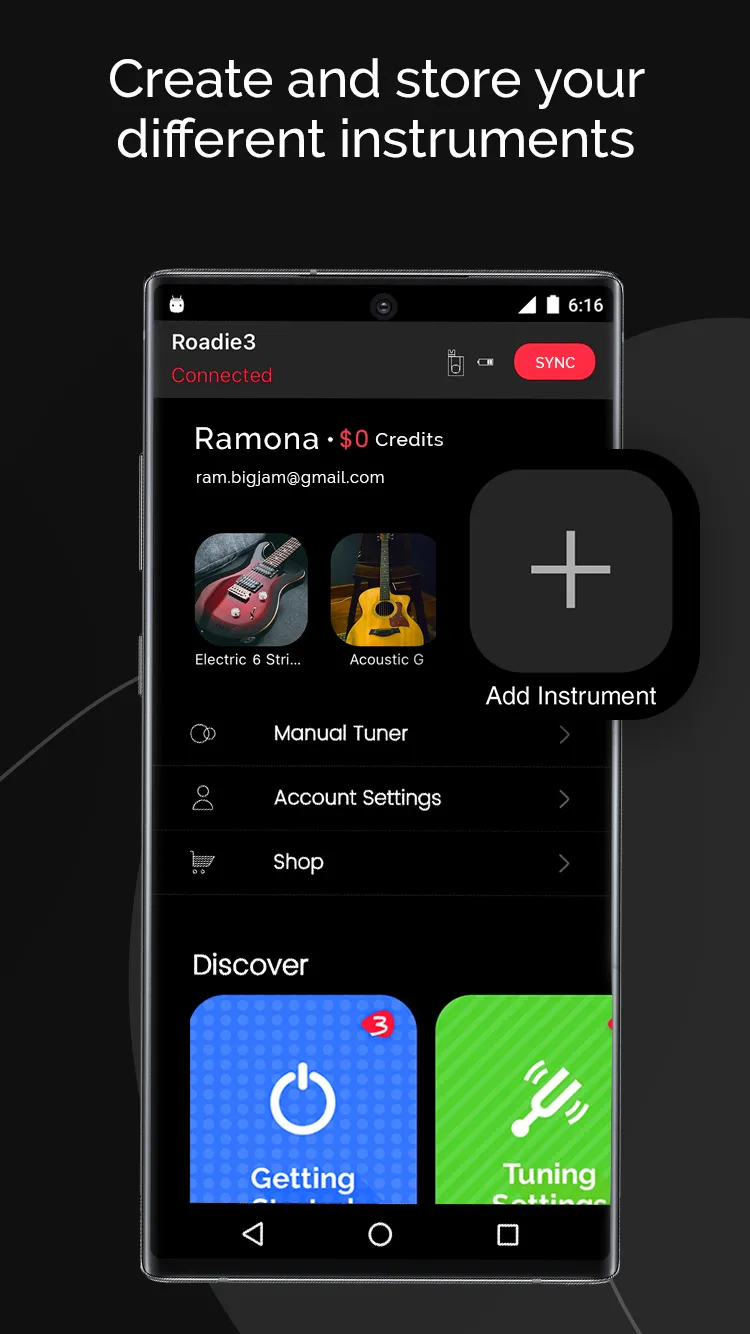 Roadie Tuner - Guitar & Uke | Indus Appstore | Screenshot