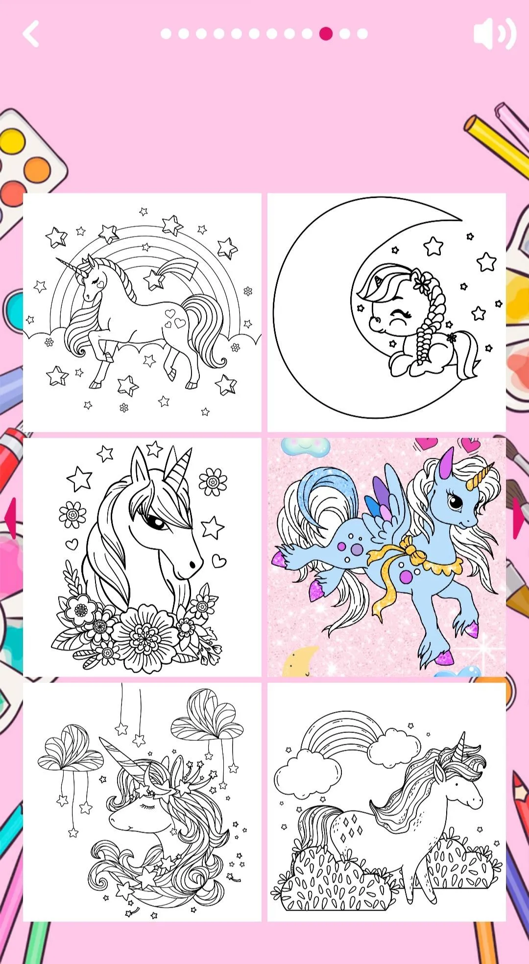 Unicorn Coloring Book | Indus Appstore | Screenshot