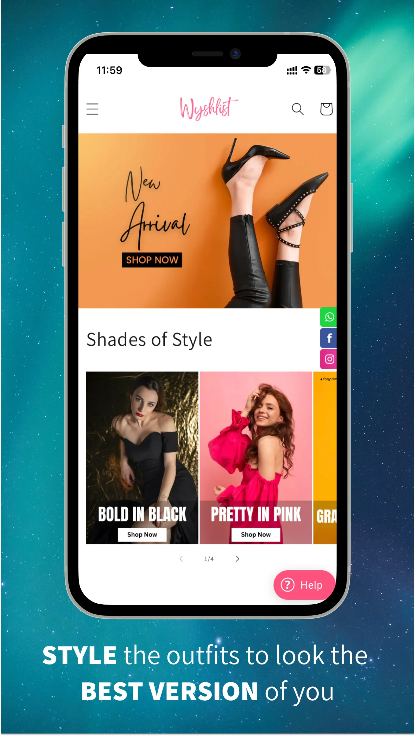 Wyshlist-Shop with Influencers | Indus Appstore | Screenshot