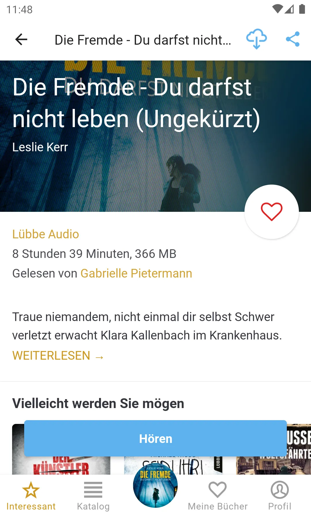 Audiobooks in German | Indus Appstore | Screenshot