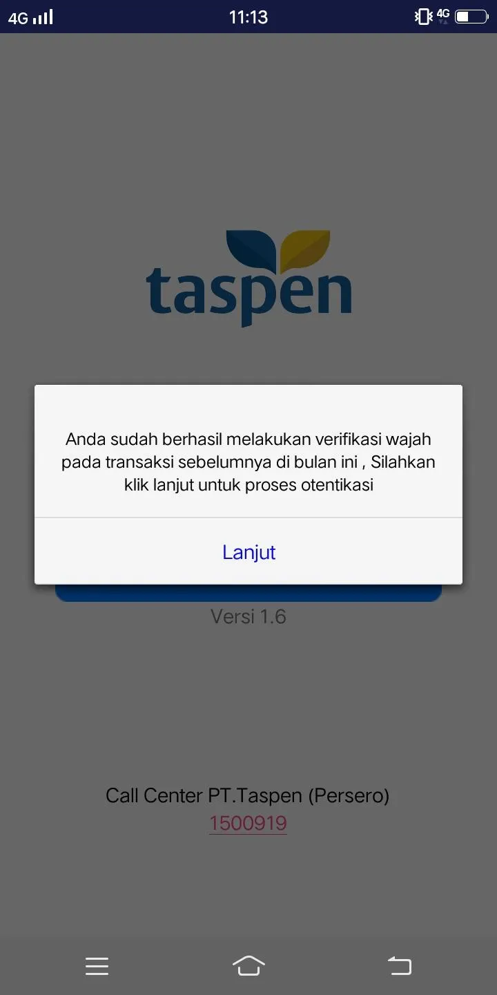 Taspen Otentikasi | Indus Appstore | Screenshot