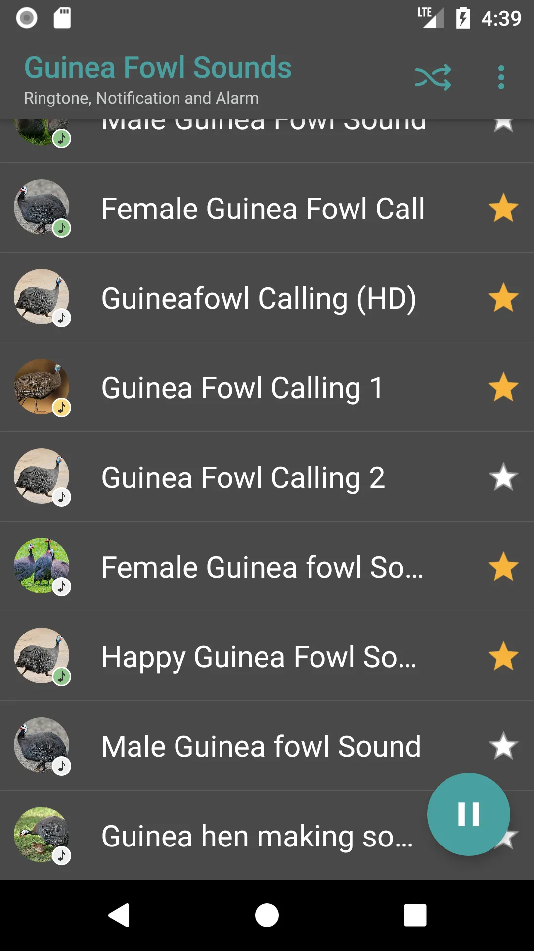 Guinea Fowl Sounds & Calls | Indus Appstore | Screenshot