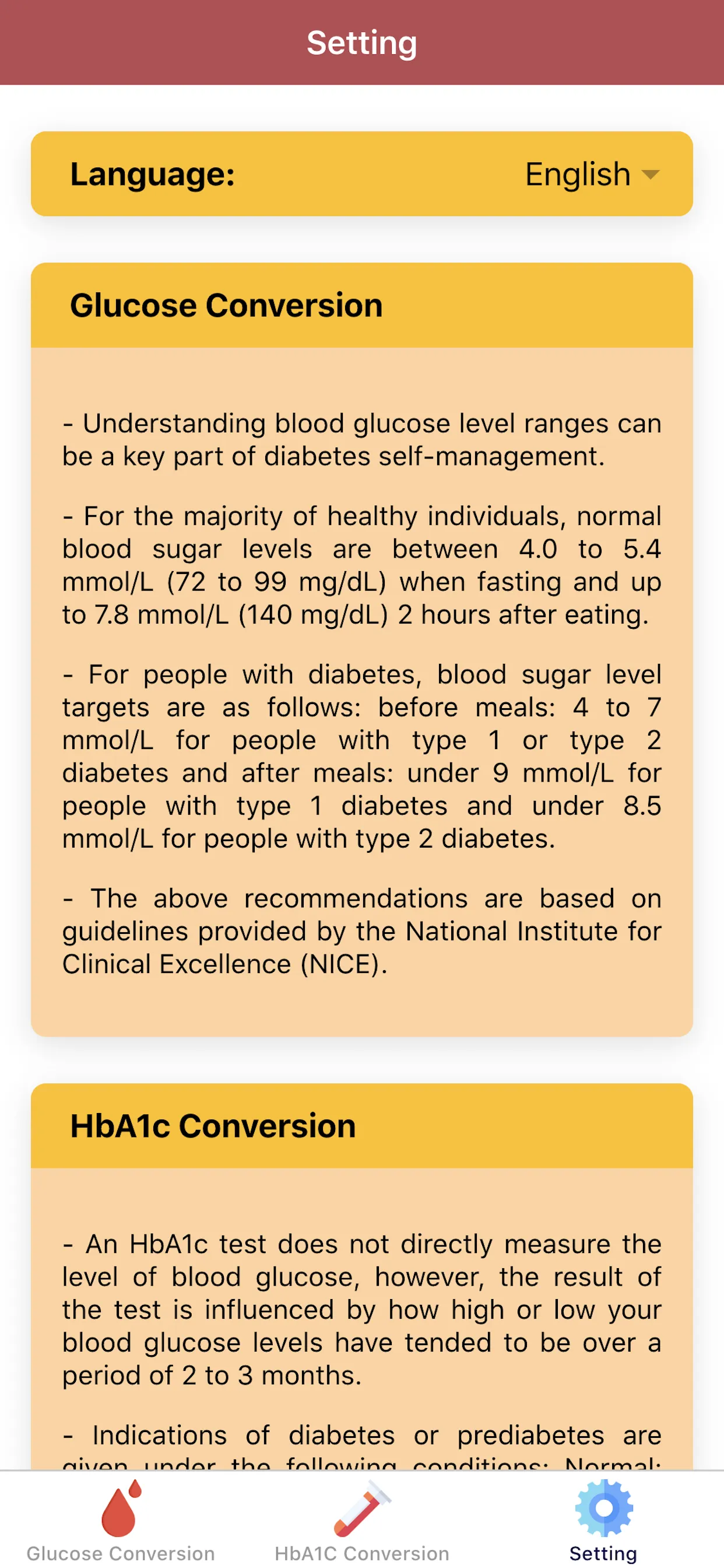 Blood Sugar Converter Pro | Indus Appstore | Screenshot