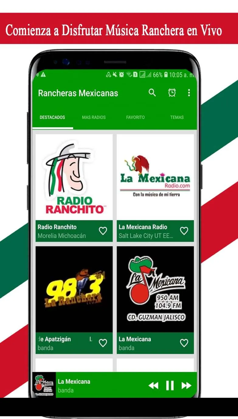 Musica Ranchera Mexicana | Indus Appstore | Screenshot