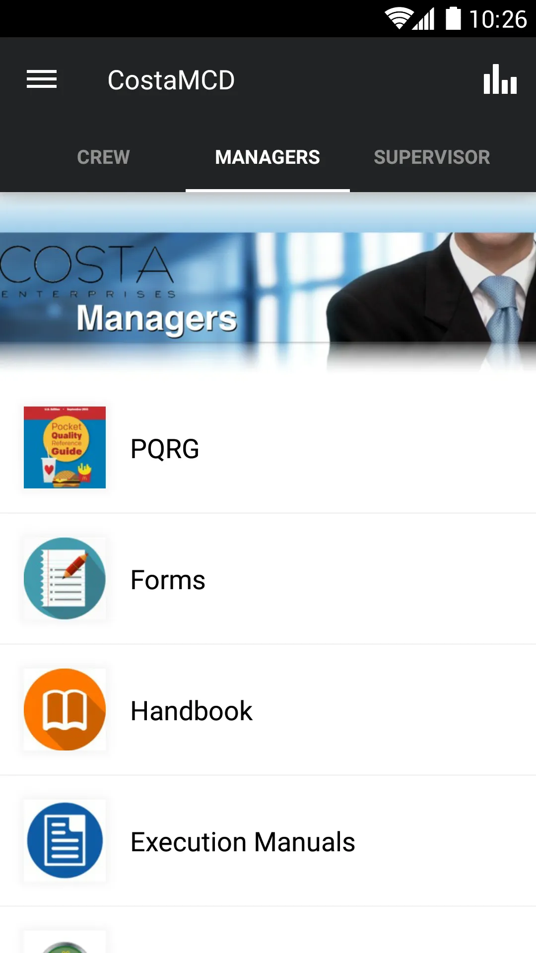 Costa Ent Employee App | Indus Appstore | Screenshot