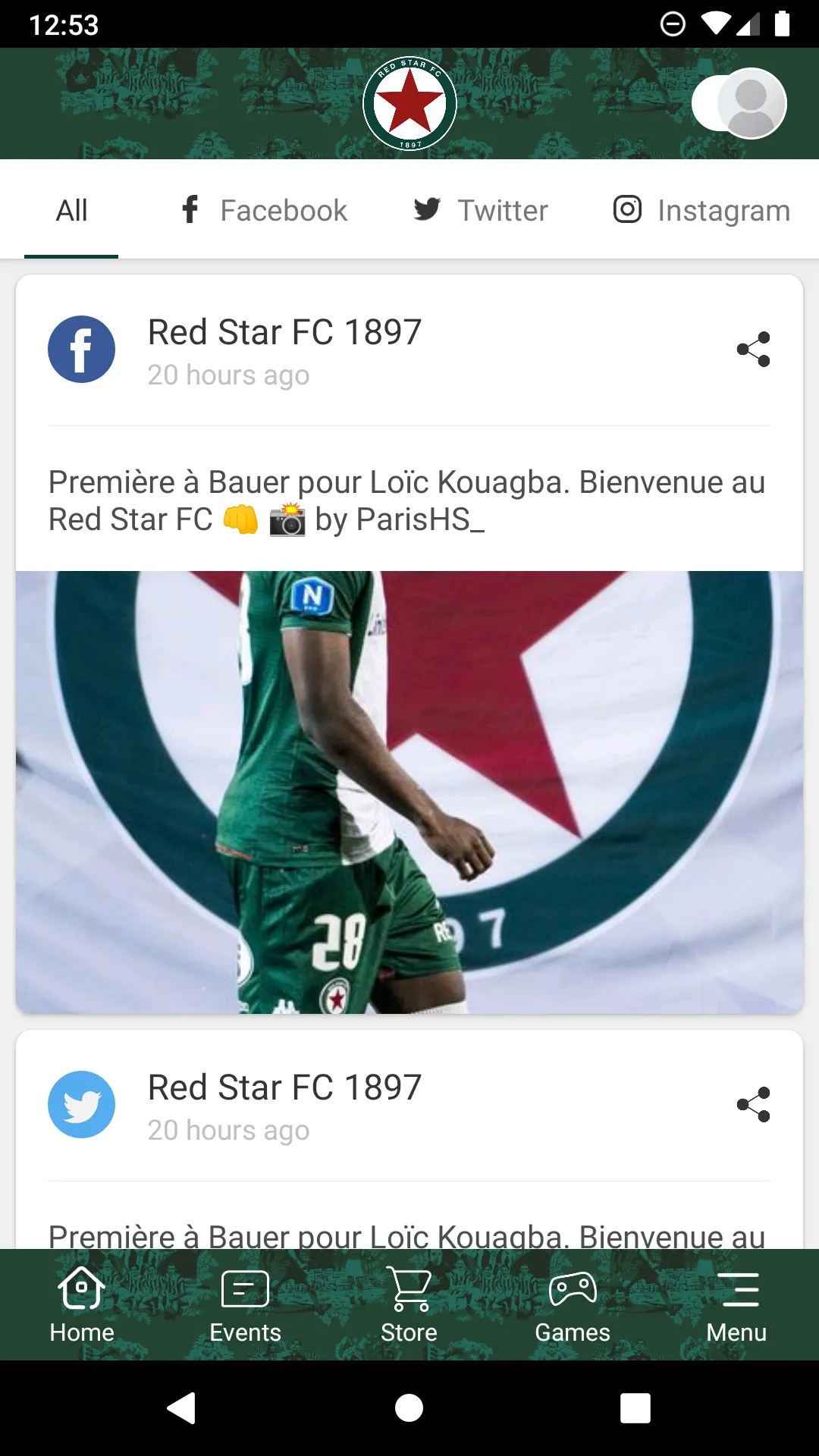 Red Star FC 1897 | Indus Appstore | Screenshot