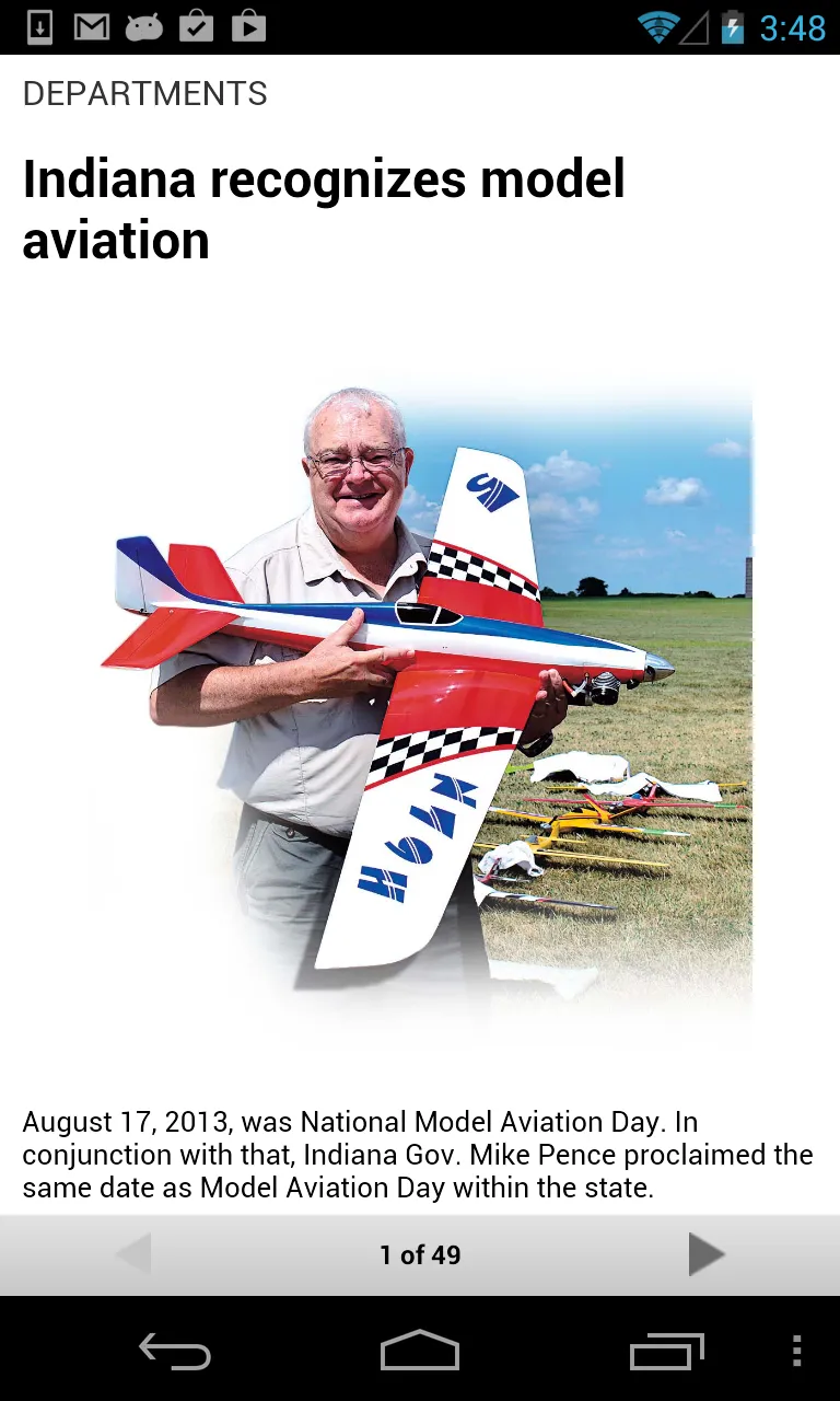 Model Aviation Magazine | Indus Appstore | Screenshot