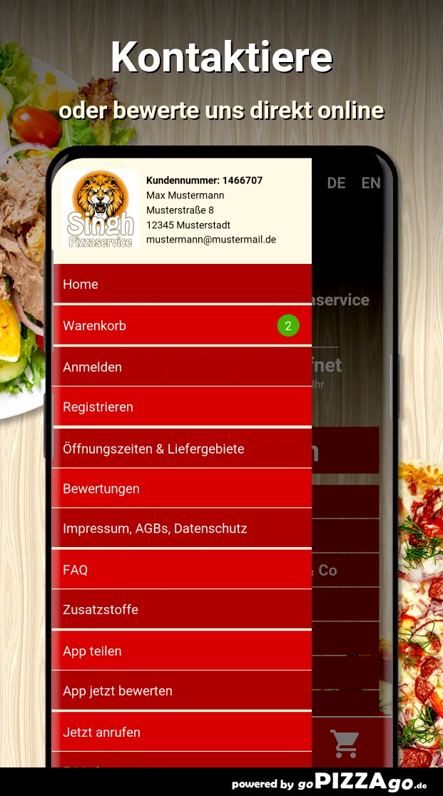 Lecker Schmecker - Singh Pizza | Indus Appstore | Screenshot