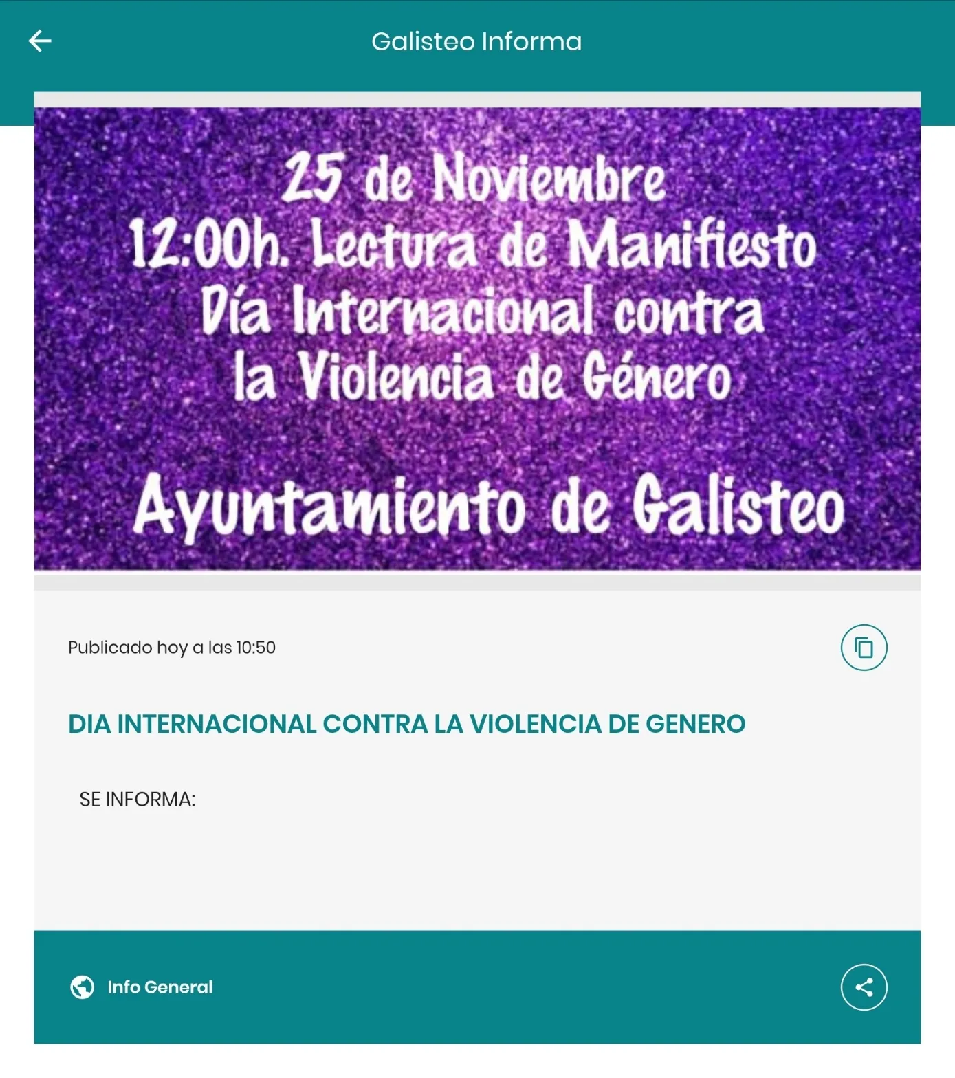 Galisteo Informa | Indus Appstore | Screenshot