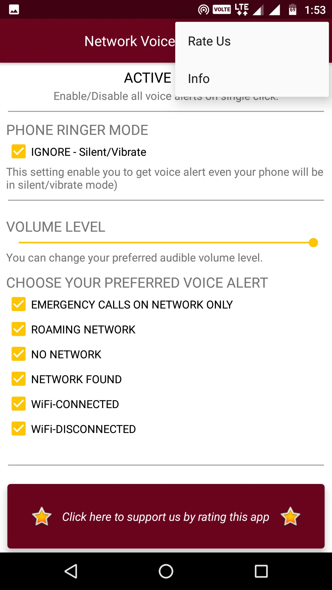 Network Voice Alert! | Indus Appstore | Screenshot