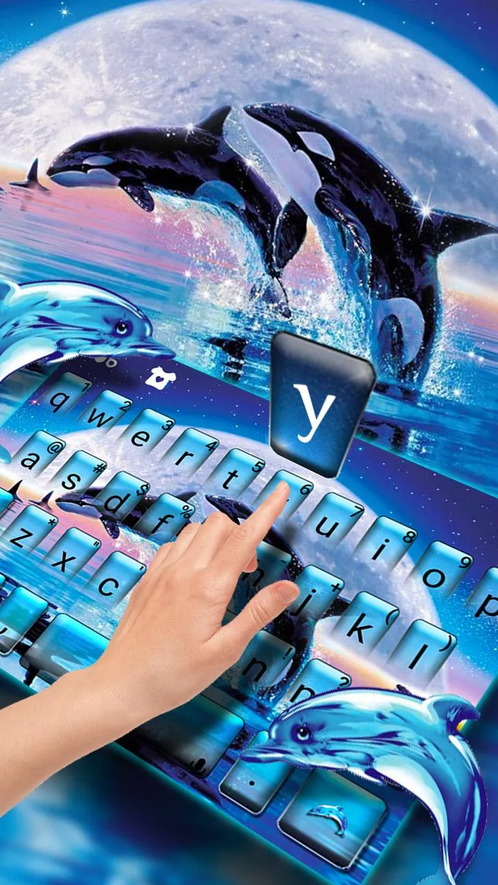 Jumping Whale Keyboard Theme | Indus Appstore | Screenshot