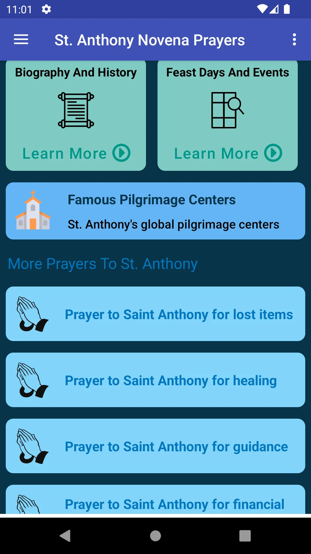 St Anthony Novena Prayers | Indus Appstore | Screenshot