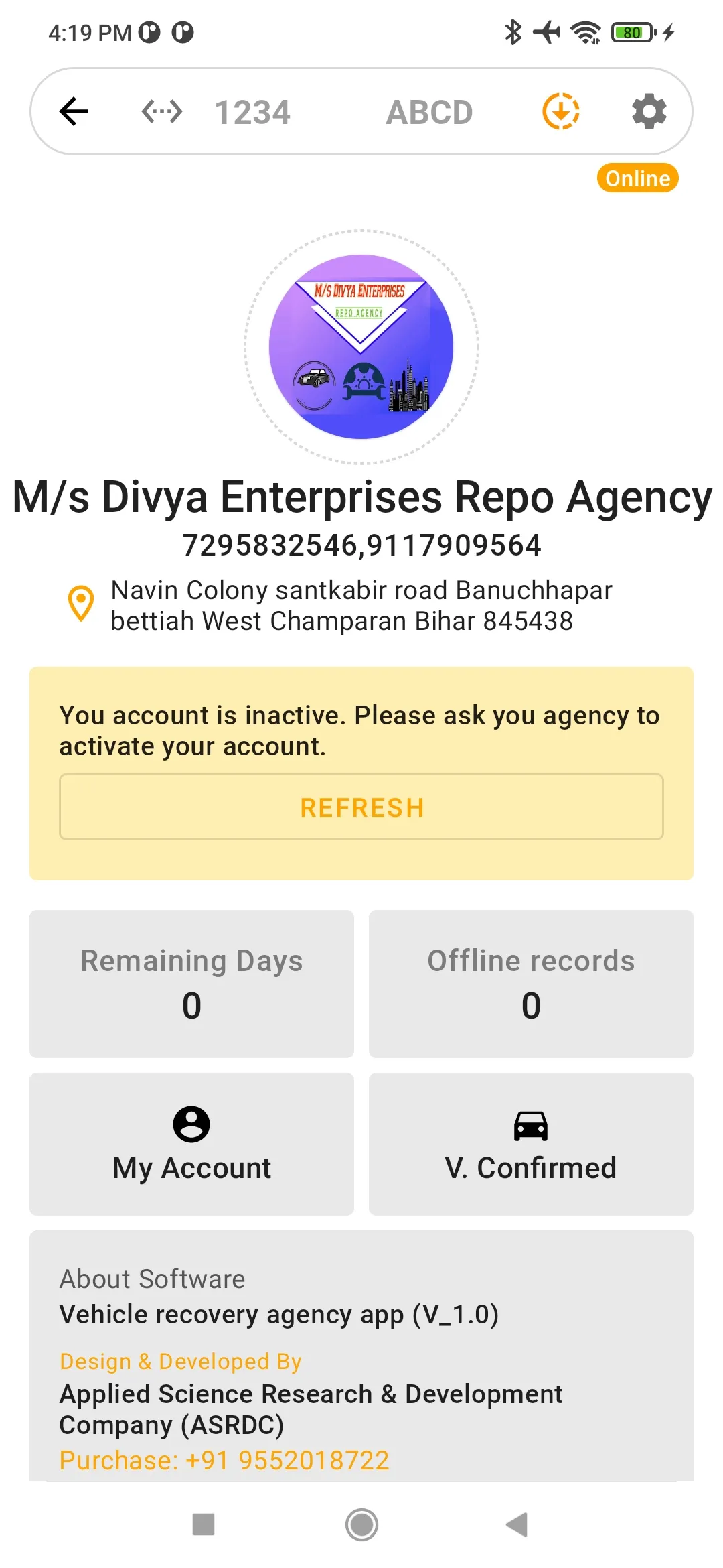 Divya Enterprises Repo Agency | Indus Appstore | Screenshot