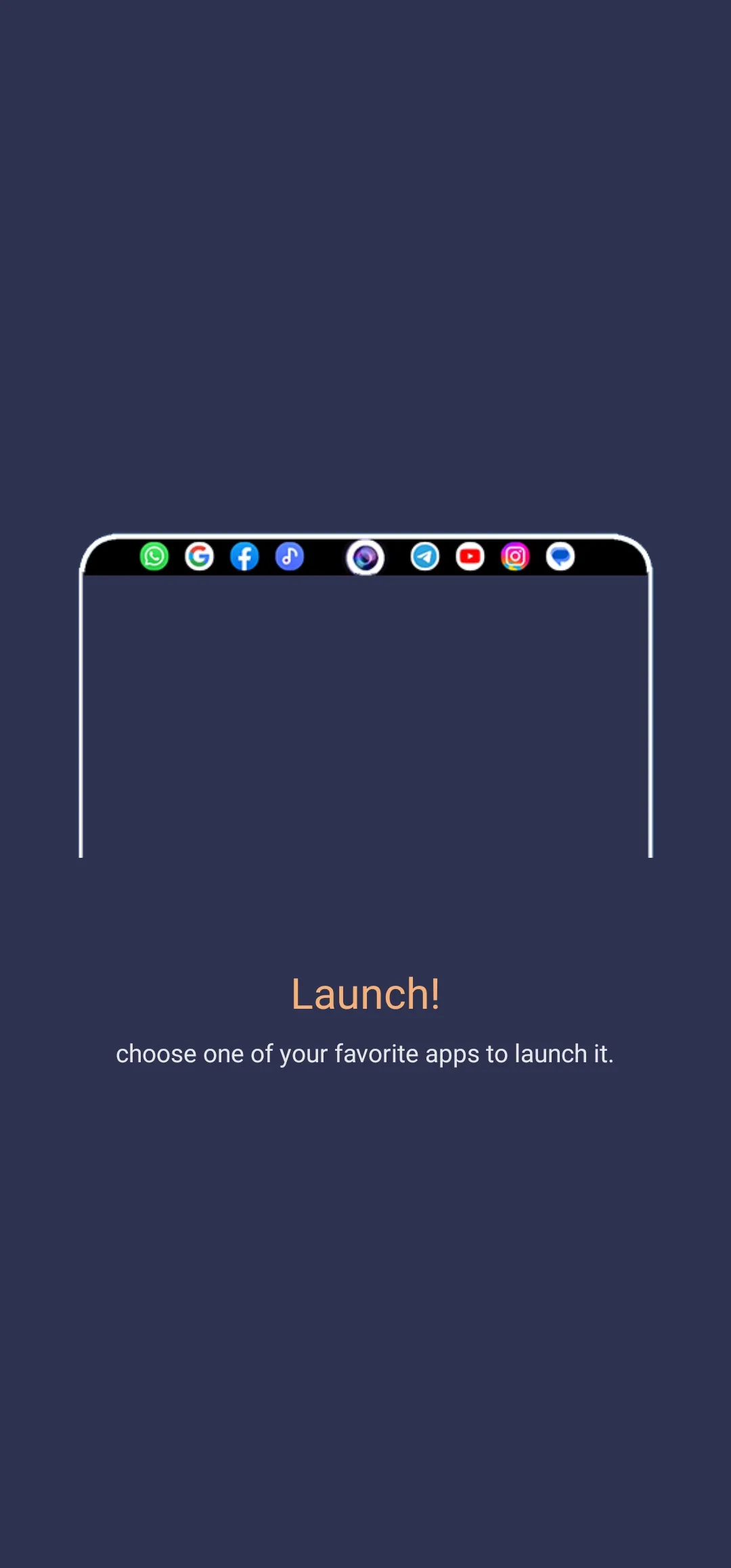 Notcha Second Minimal Launcher | Indus Appstore | Screenshot