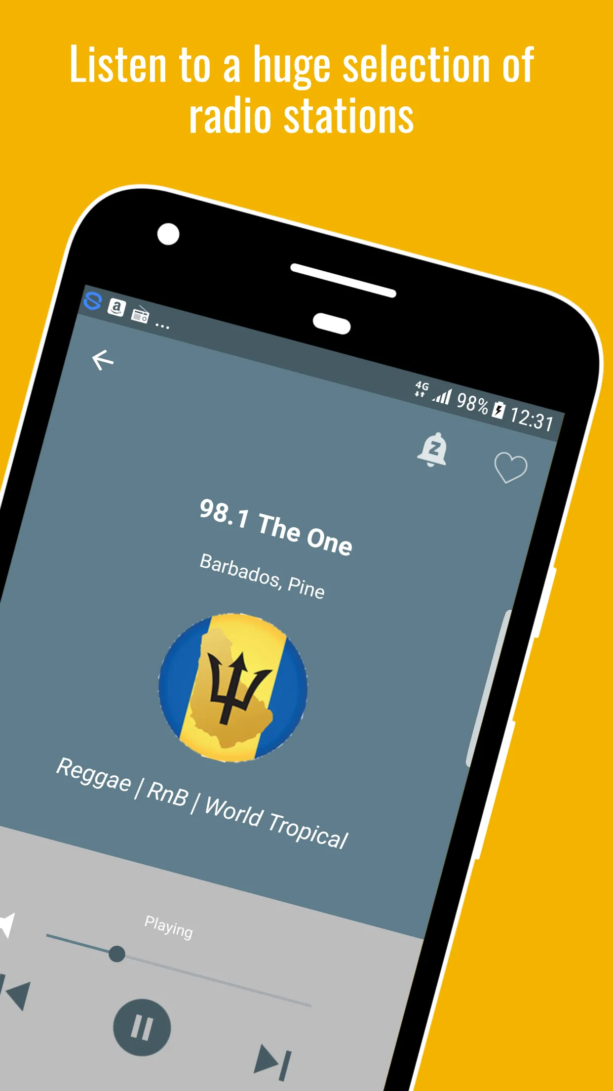 Barbados Radio Stations | Indus Appstore | Screenshot