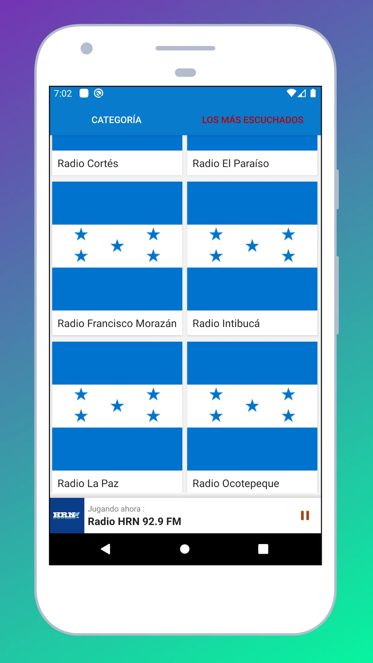 Radio Honduras + FM Radio Hond | Indus Appstore | Screenshot