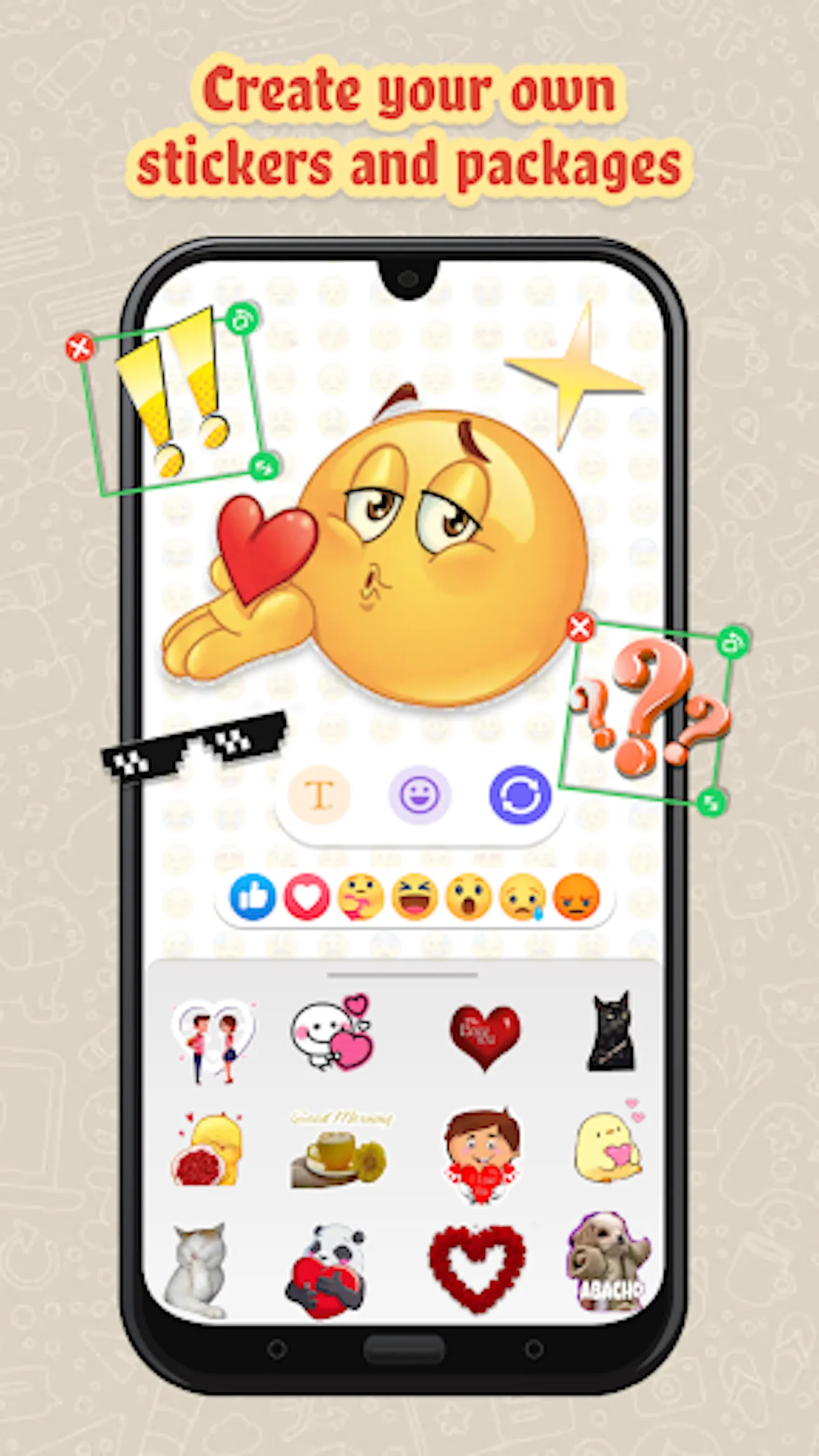 2025 HD sticker WAStickerApps | Indus Appstore | Screenshot
