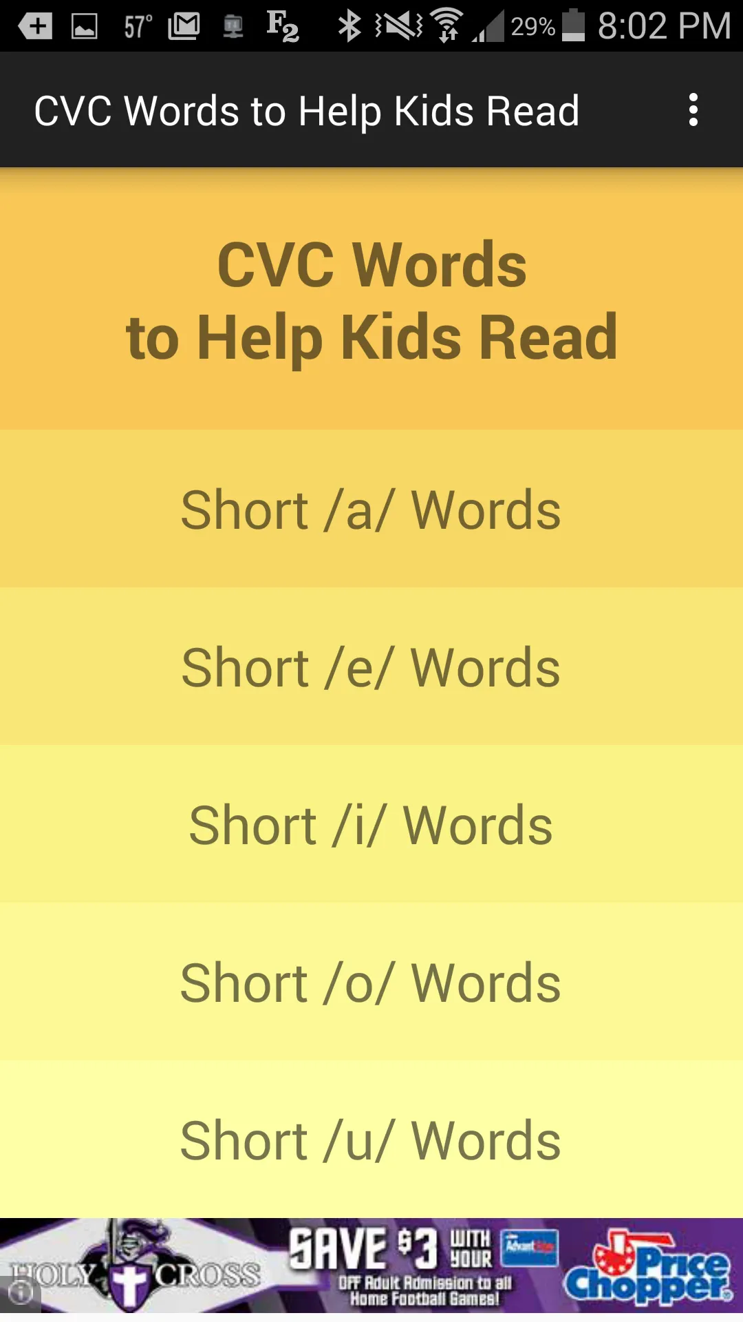 CVC Words to Help Kids Read | Indus Appstore | Screenshot