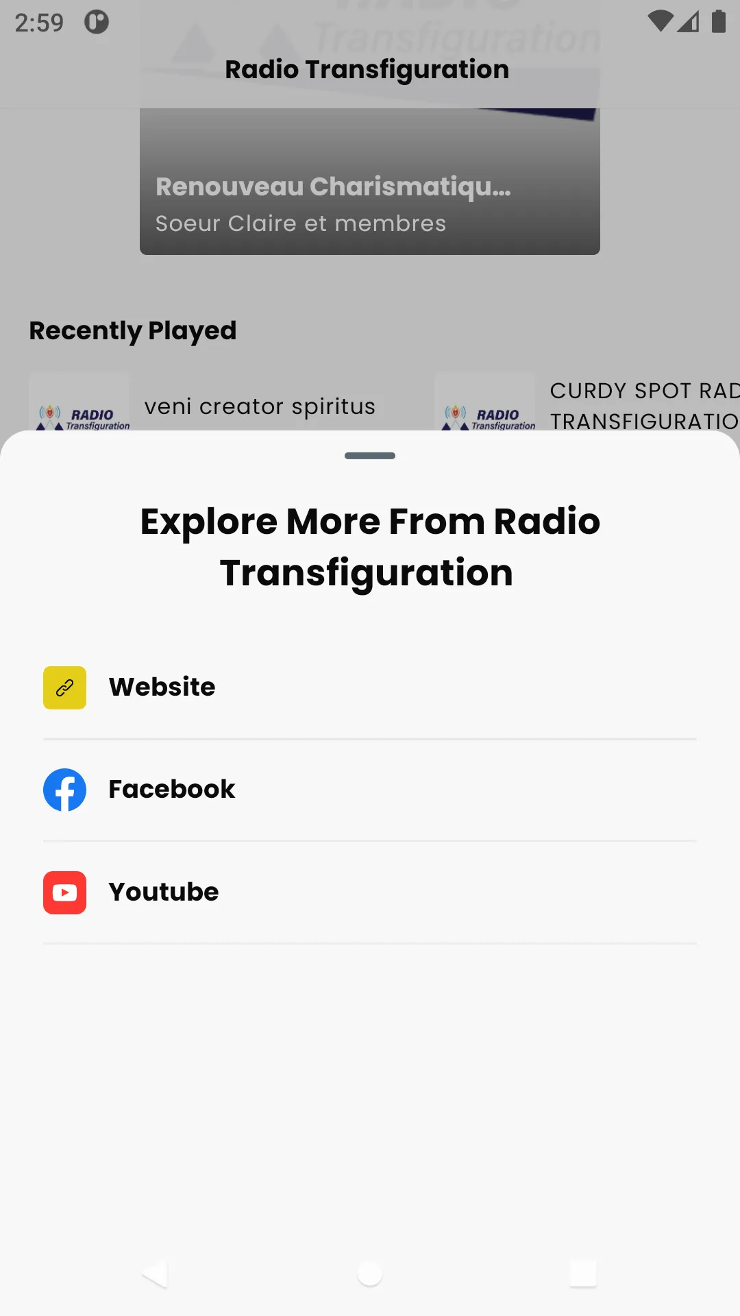 RADIO TRANSFIGURATION | Indus Appstore | Screenshot