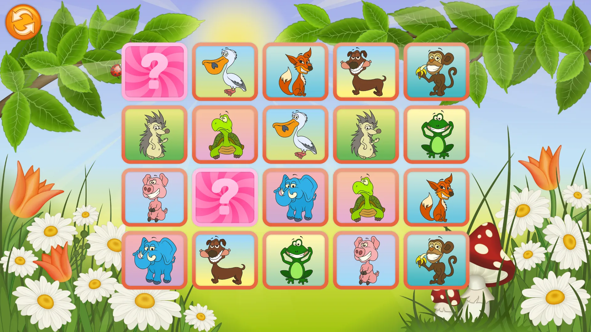 Memory Game - Animals | Indus Appstore | Screenshot