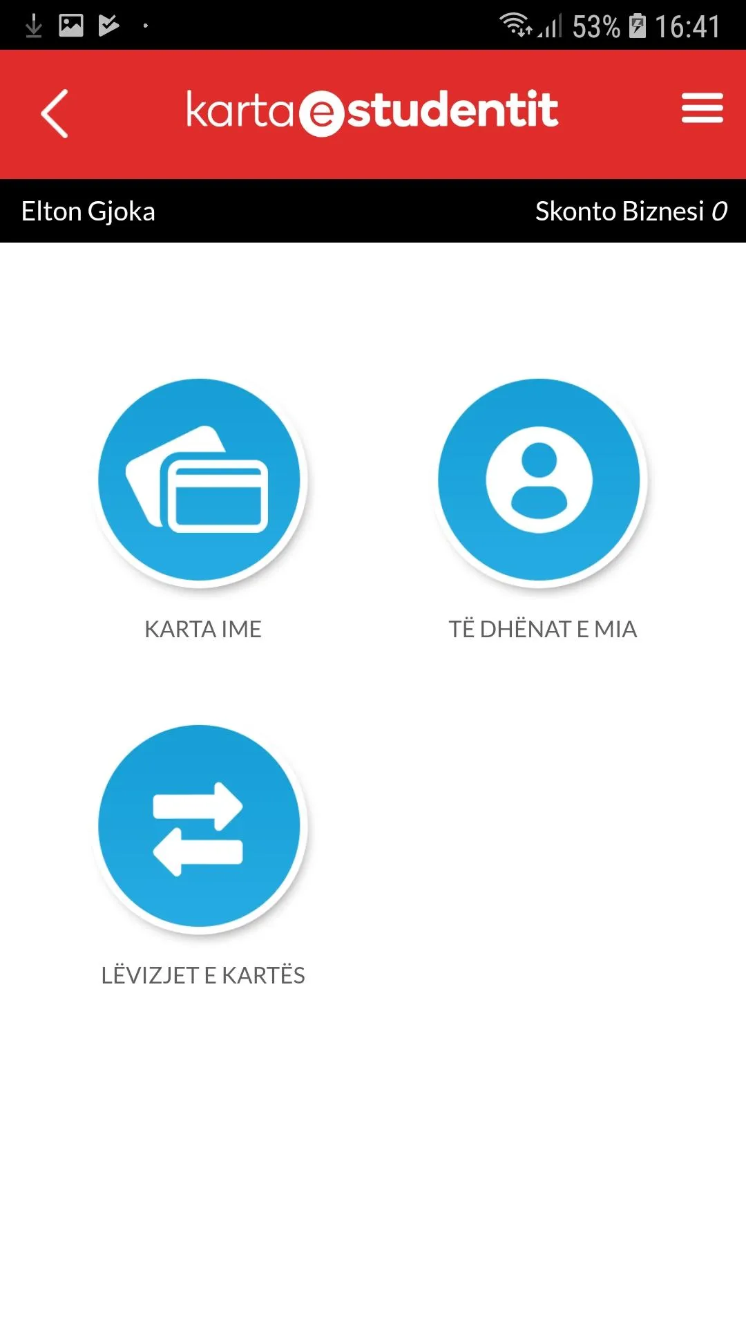 Karta e Studentit | Indus Appstore | Screenshot