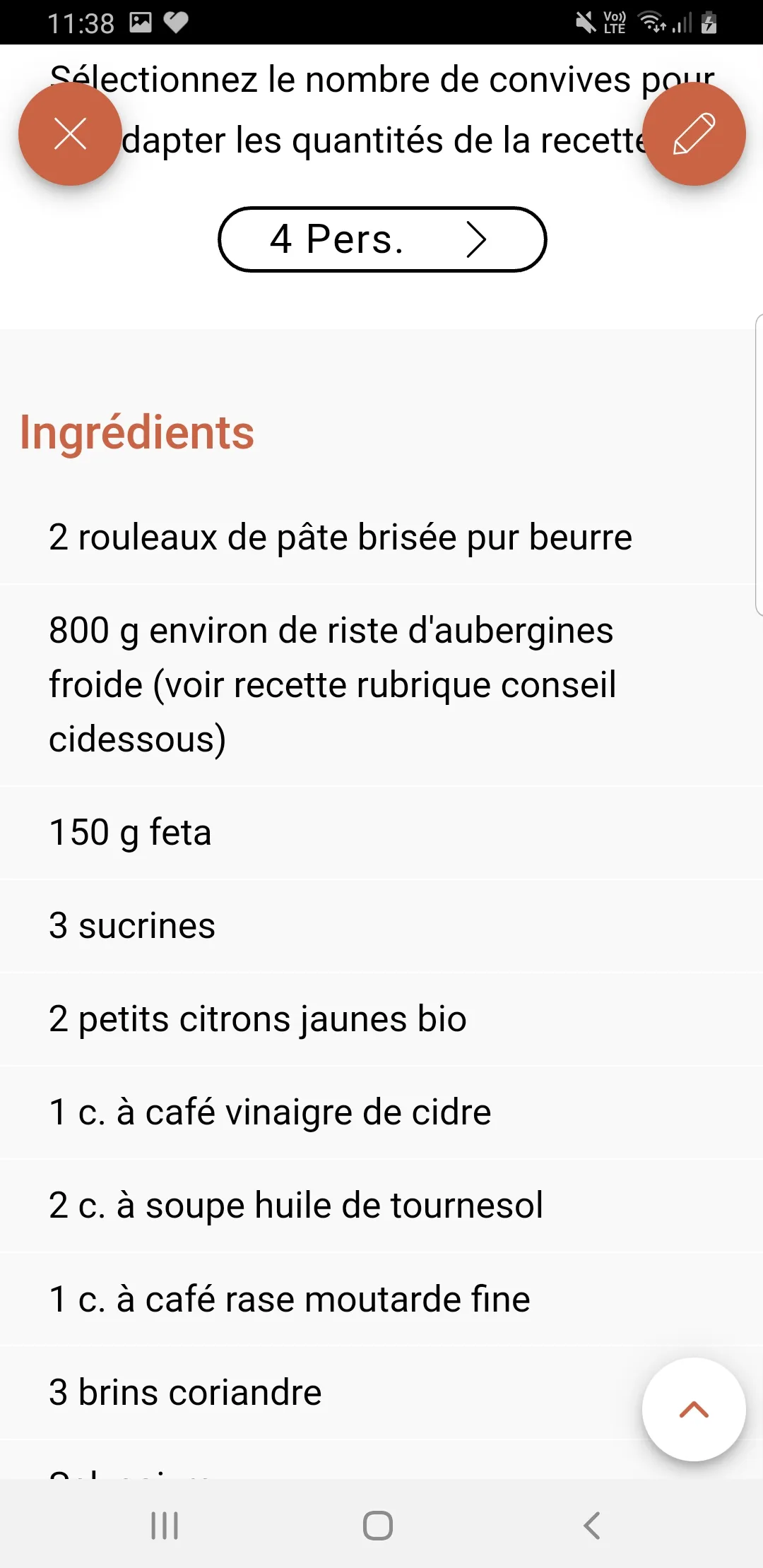 Saveurs : Recettes de cuisine | Indus Appstore | Screenshot