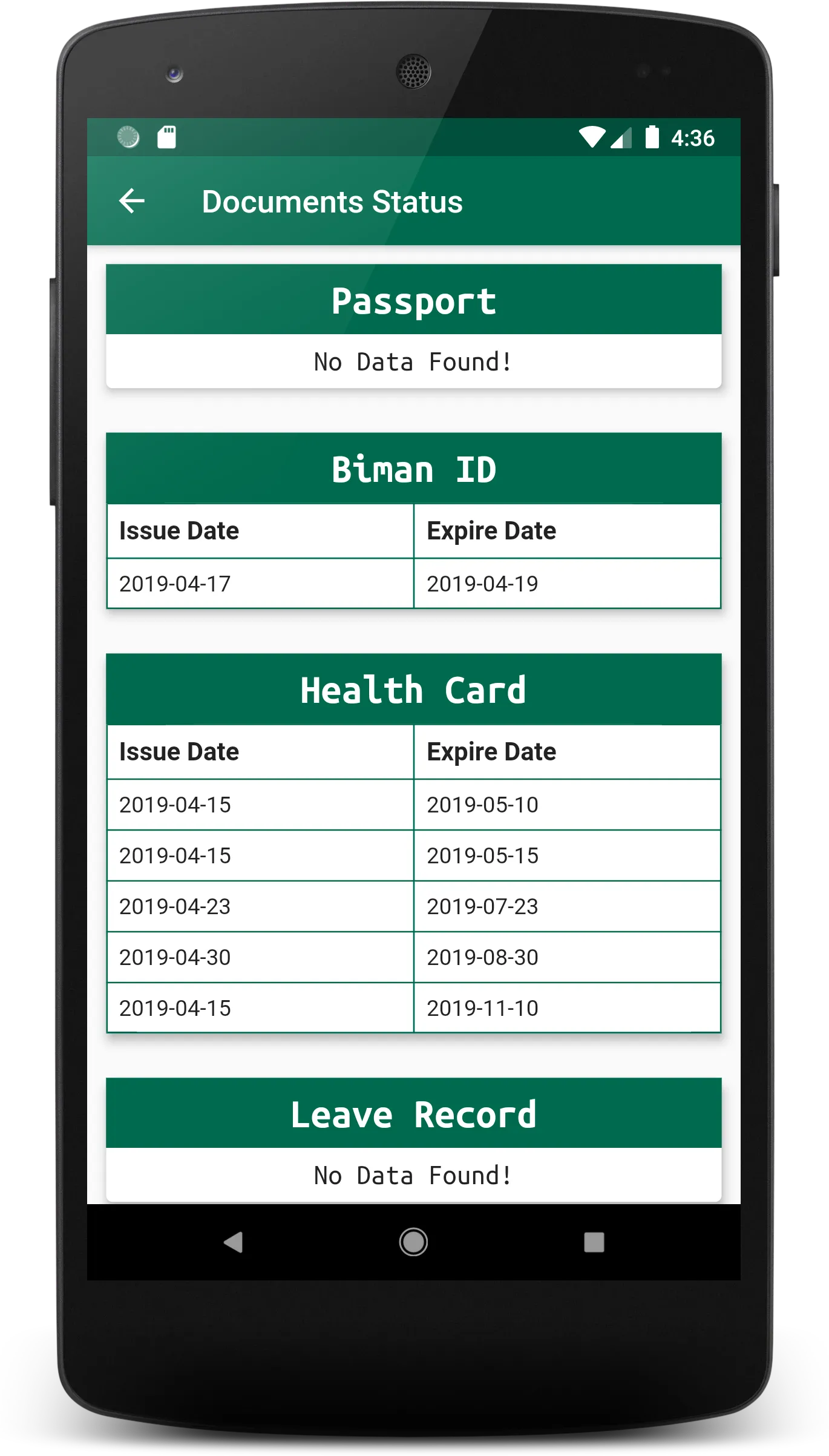 Biman Employee | Indus Appstore | Screenshot