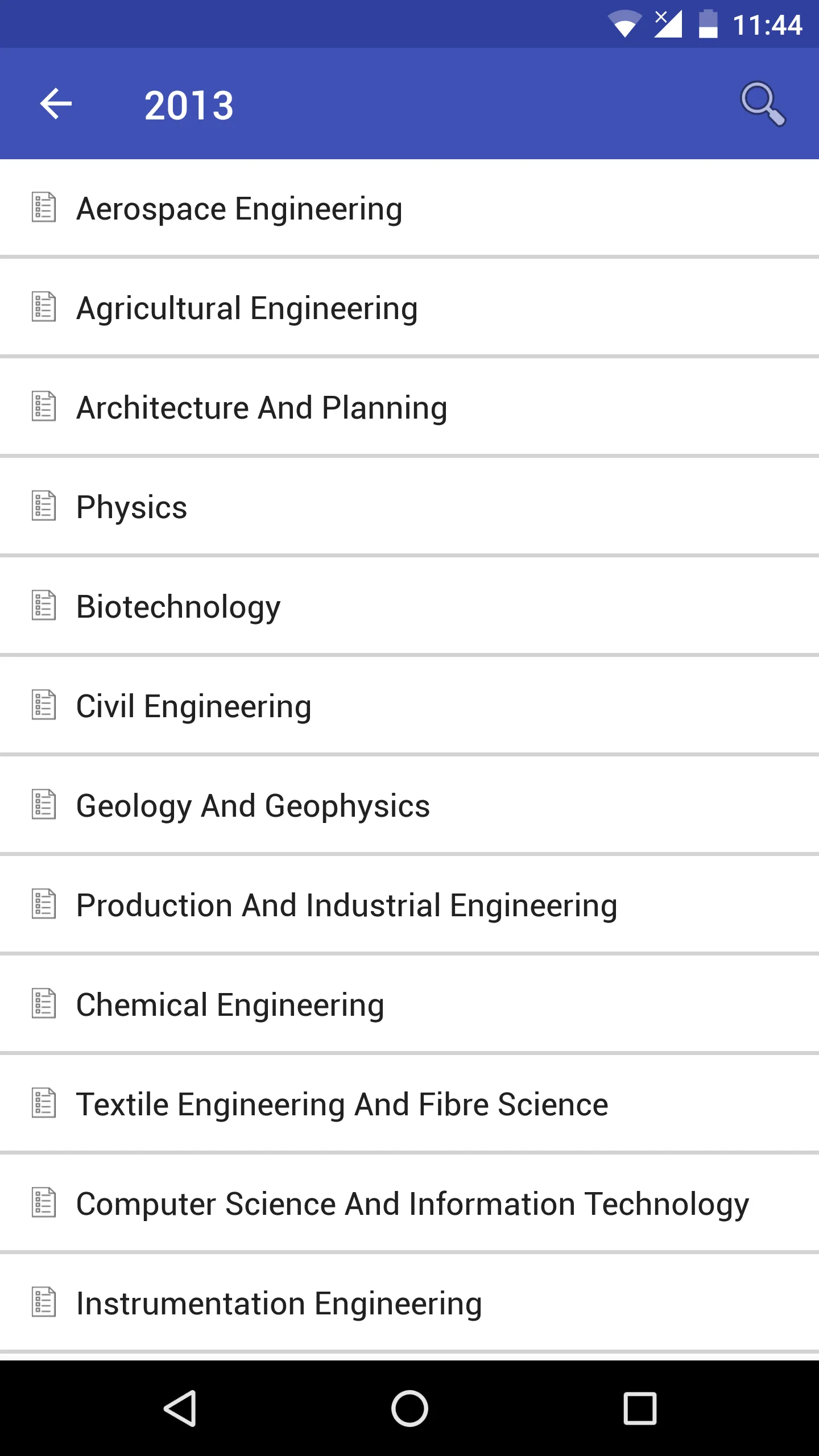 Previous Question Papers | Indus Appstore | Screenshot