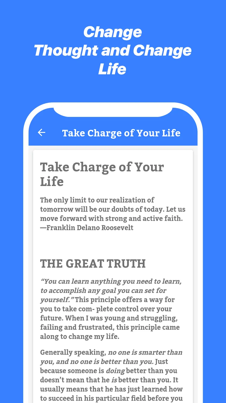 Change Thought and Change Life | Indus Appstore | Screenshot