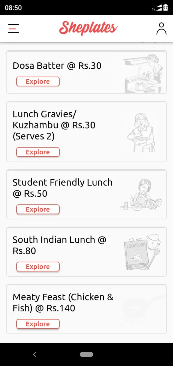 ​Sheplates|Homemade Food|Subsc | Indus Appstore | Screenshot