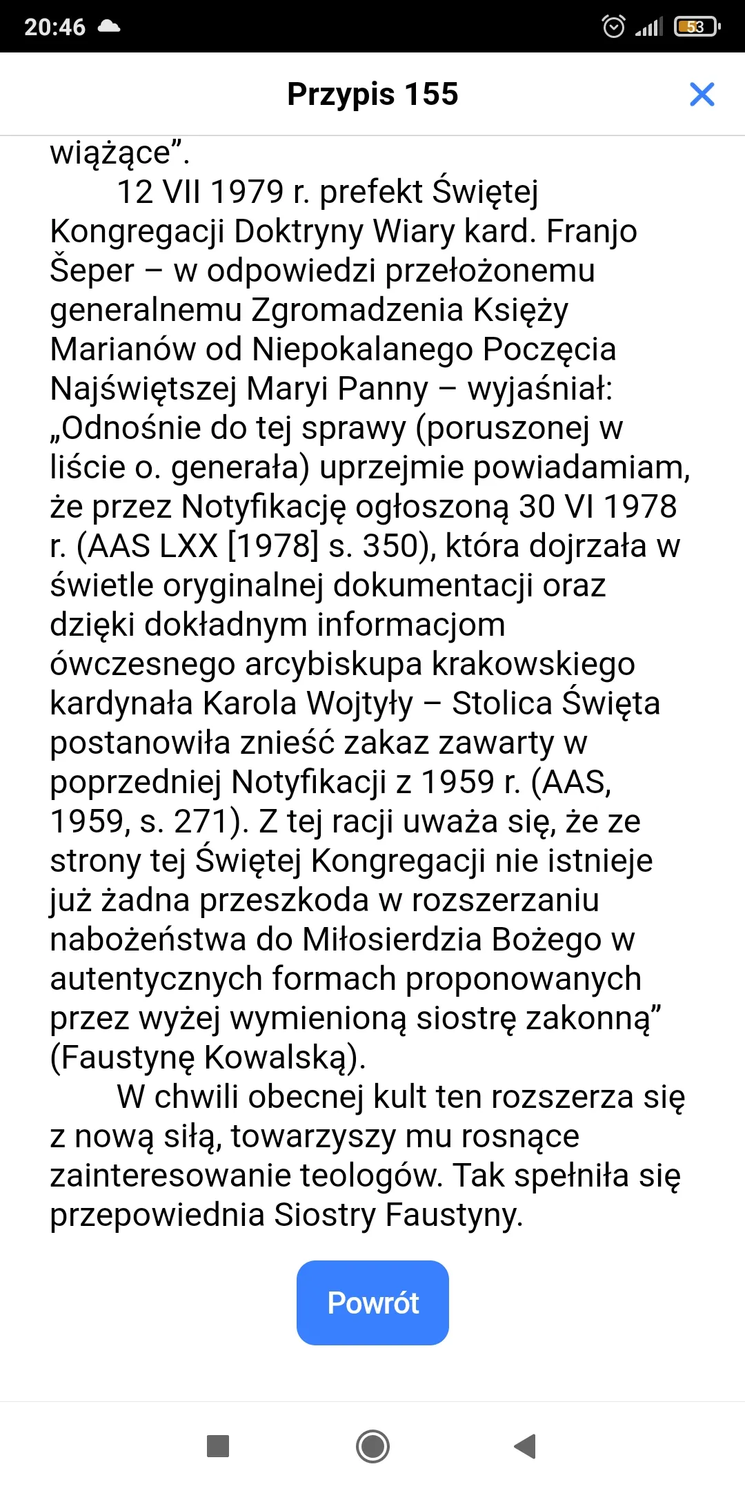 Dzienniczek Faustyny | Indus Appstore | Screenshot