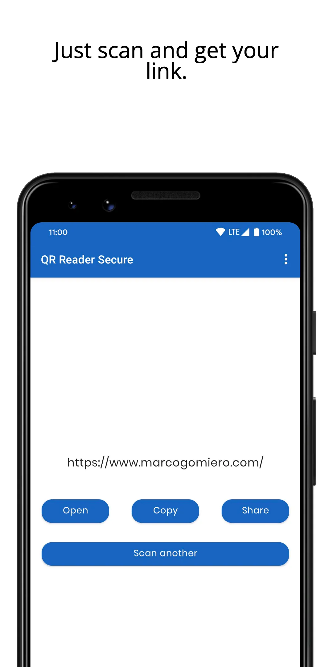 QR Reader Secure | Indus Appstore | Screenshot