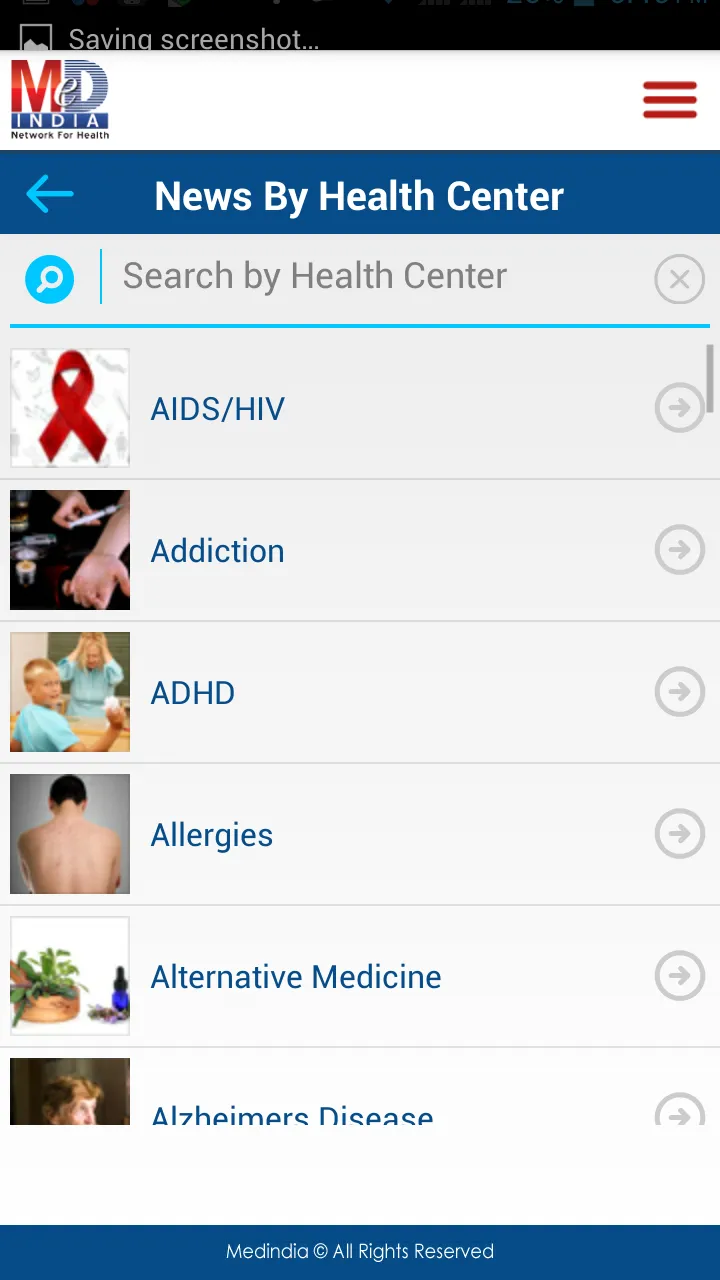 Medindia Health News | Indus Appstore | Screenshot