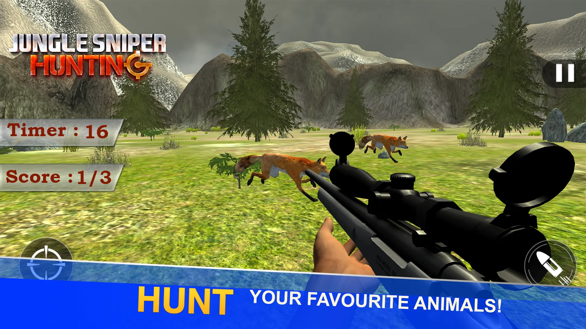 Jungle Sniper Hunting 3D | Indus Appstore | Screenshot