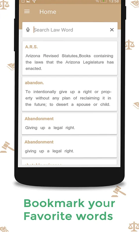 Law Dictionary | Indus Appstore | Screenshot