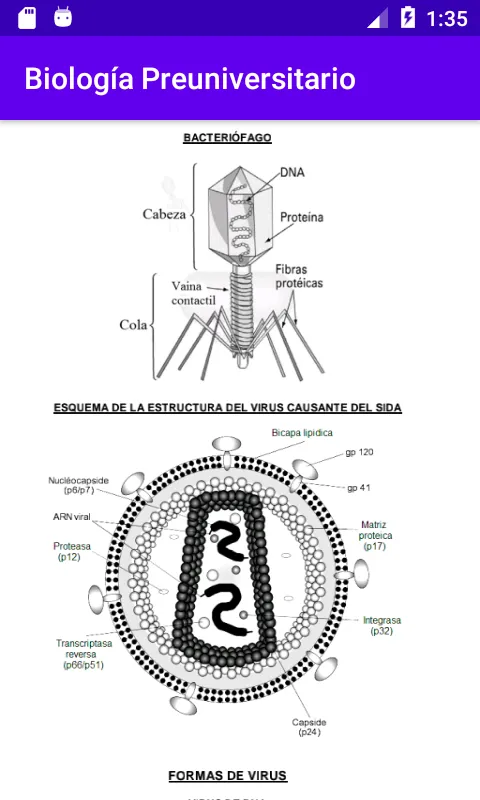 Biología Preuniversitario Grat | Indus Appstore | Screenshot