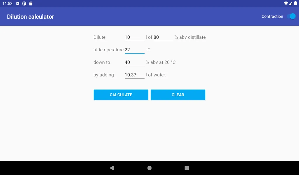 Dilution calculator | Indus Appstore | Screenshot