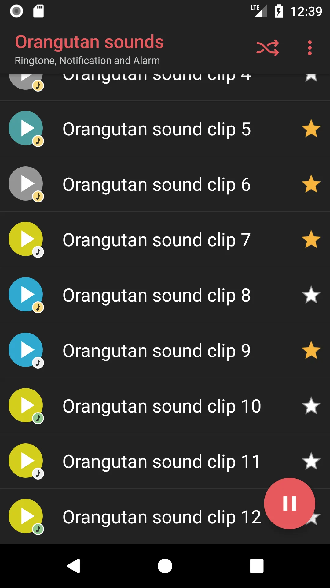 Orangutan sounds | Indus Appstore | Screenshot